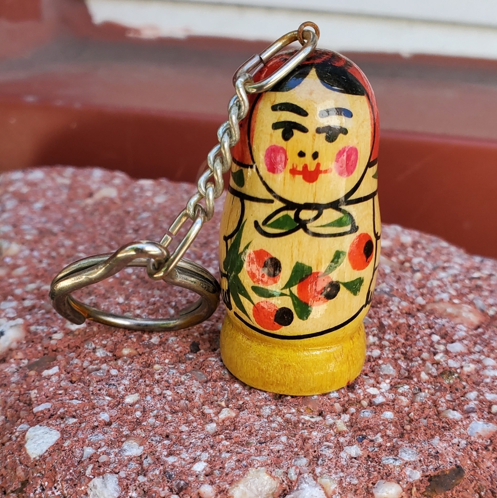 Russian Matryoshka Doll key chain 5 star - Picture 2 of 4